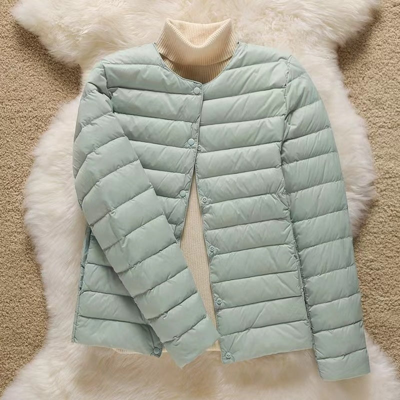 Women's Thin Liner Down Jacket Inner And Outer Coat