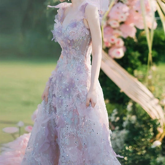 Robe Toast en dentelle, style ligne A, robe de soirée de fiançailles et de mariage