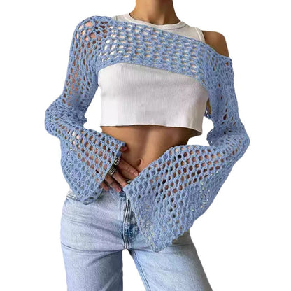 Pull crocheté à la main Cross Border Clothing