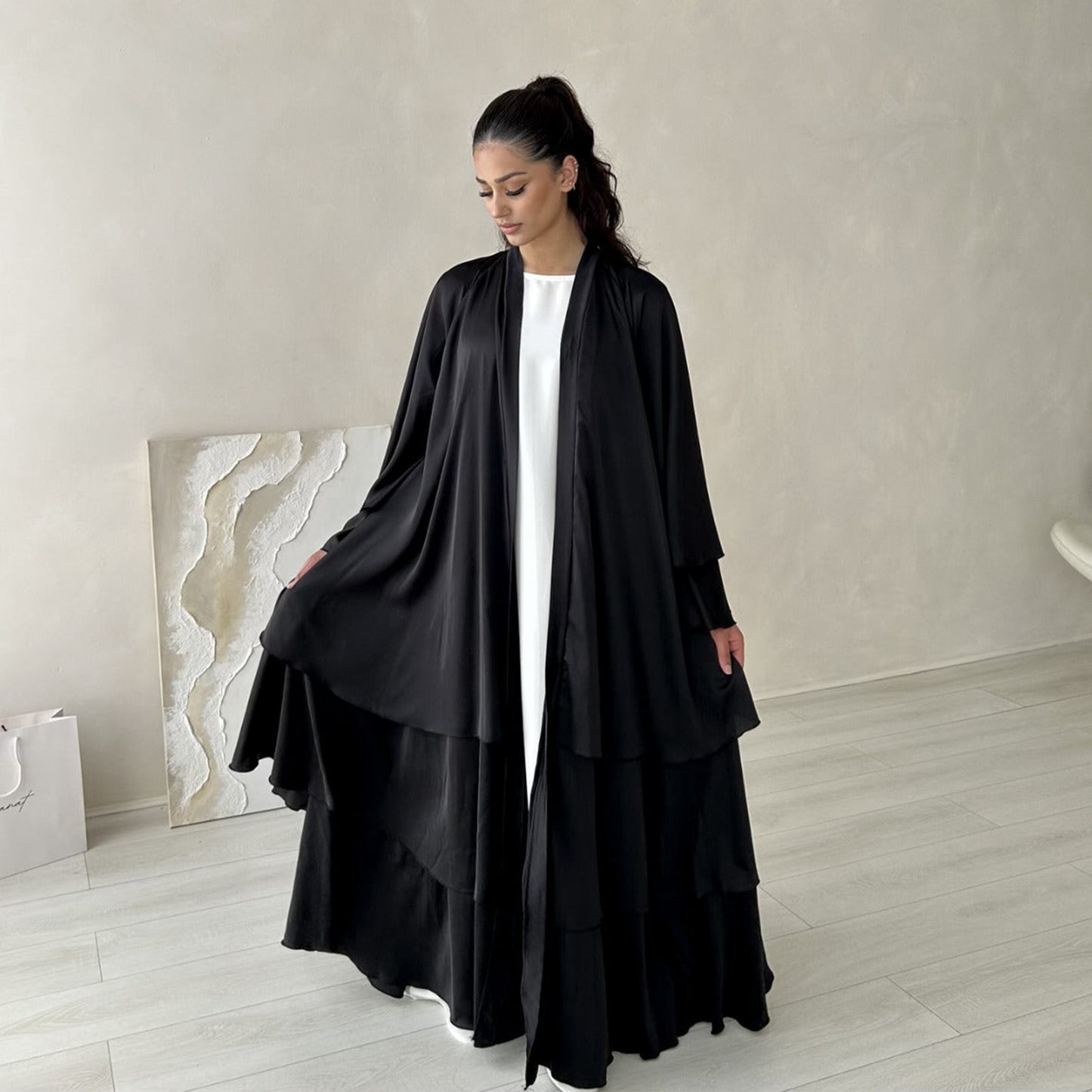 Robe Cardigan élégante et exquise, dubaï, moyen-orient, turquie, dubaï