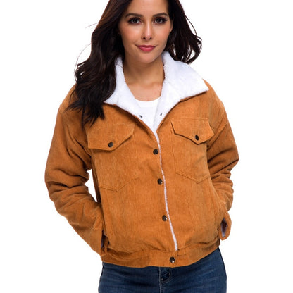 Vangull Herbst Cordjacke Damen