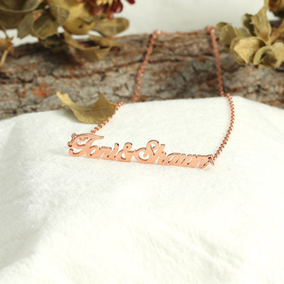 Stylish and Exquisite Customizable Name Design Simple Wind Anklet