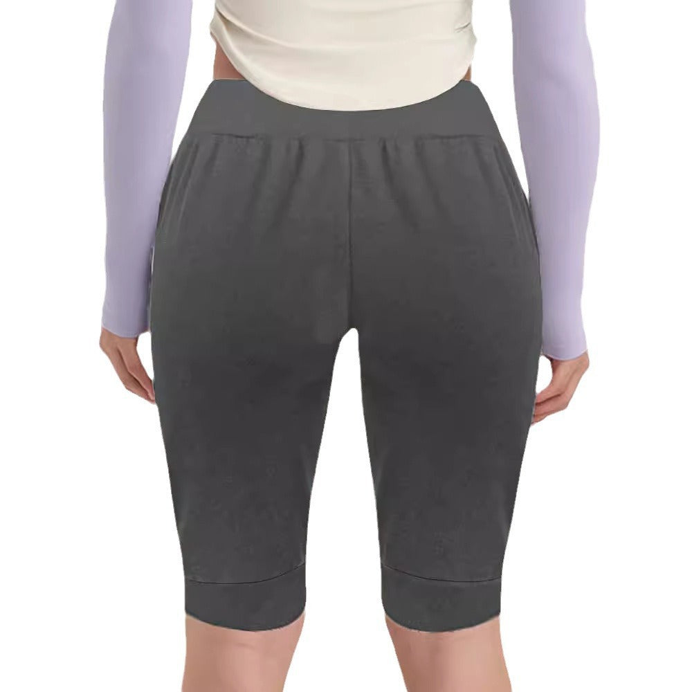 Women's Yoga Straight Sports Pocket Cropped Pants