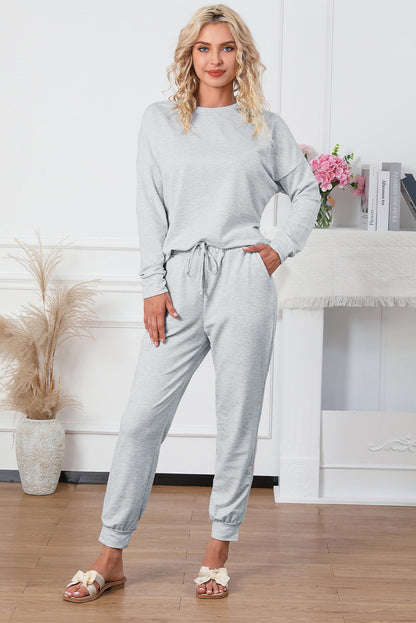 Long Sleeve Pullover and Jogger Pants Lounge Set