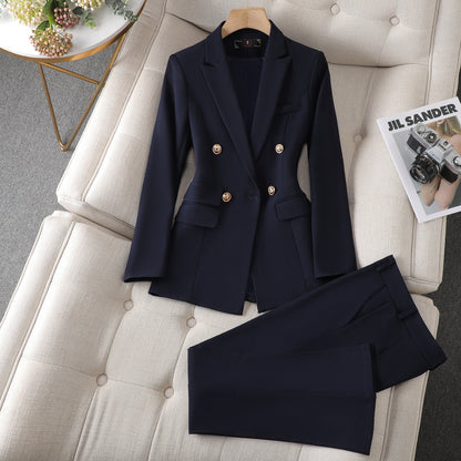 Women's Suit Jacket Bell-bottom Pants Business Suit