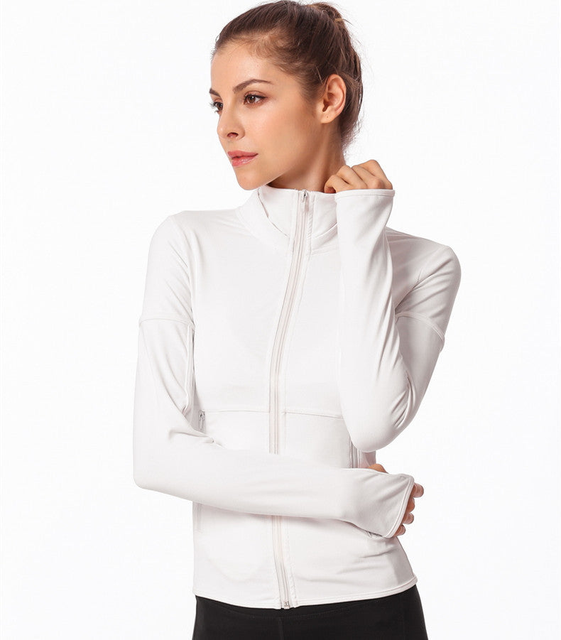 Yoga-Wear-Jacke Langärmlige Yoga-Wear-Jacke zum Laufen