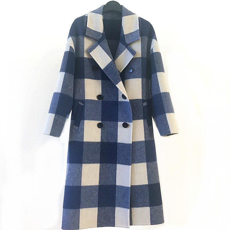 Women's double-sided cashmere coat