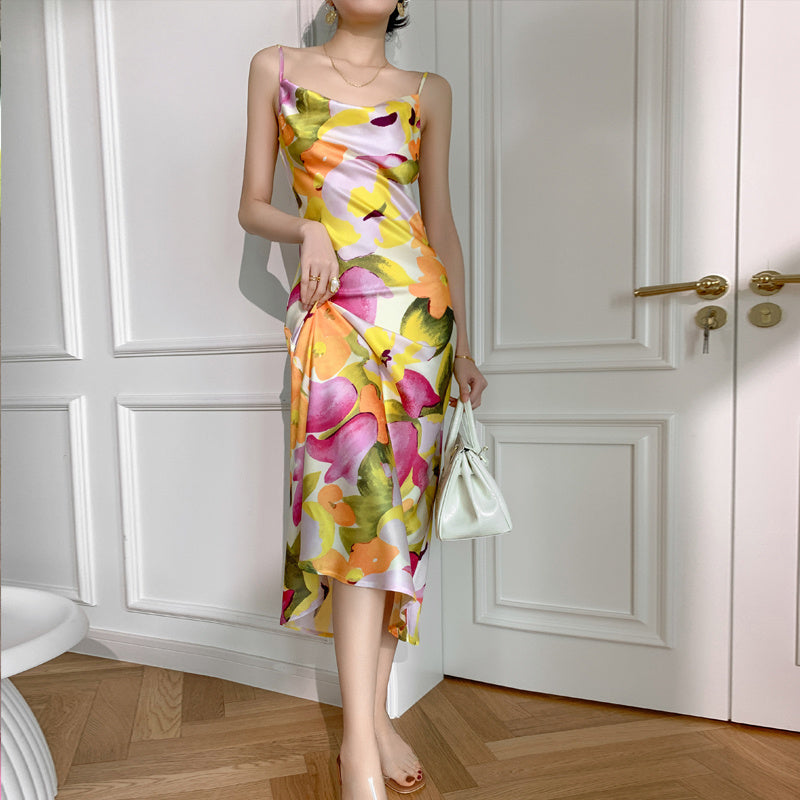 Women's Gentle Floral Long Skirt