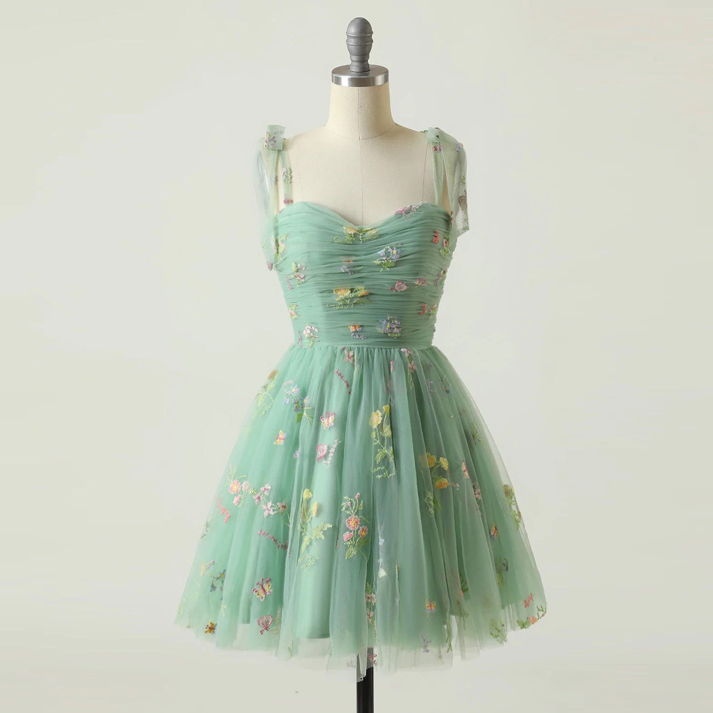 Robe Licou Florale Femme Vert