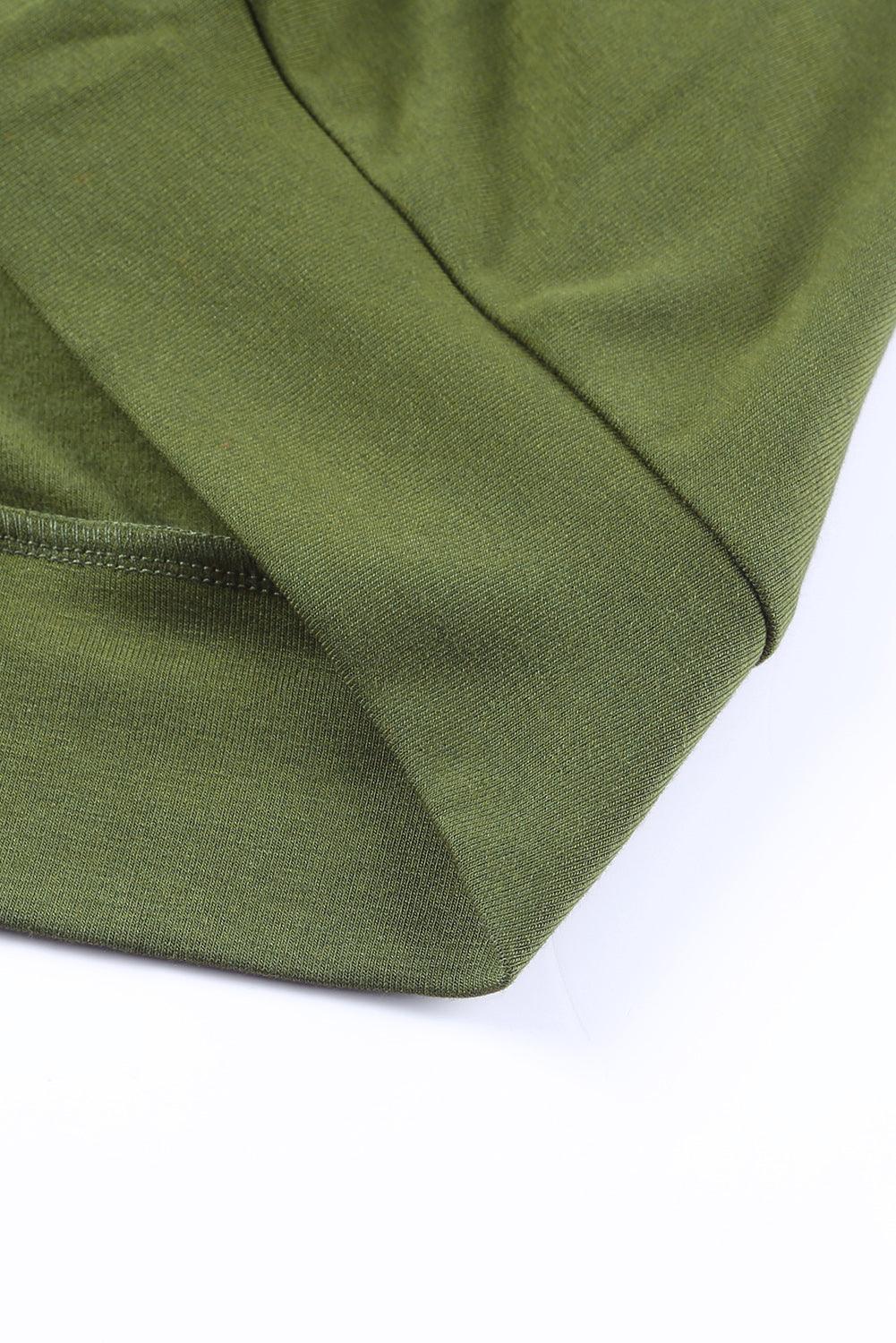 Sweat à capuche vert patchwork à rayures et demi-zip