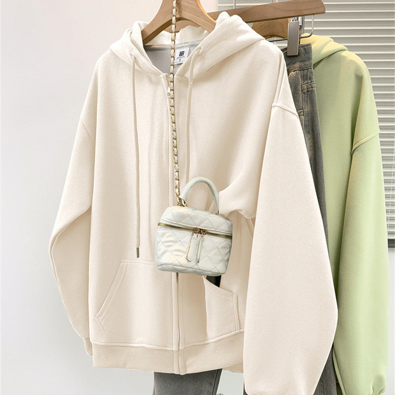 Women's Cotton Hooded Sweater Spring And Autumn