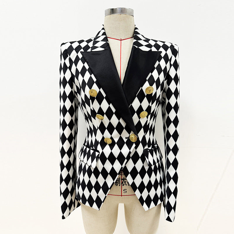 Blazer croisé slim tendance pour femme