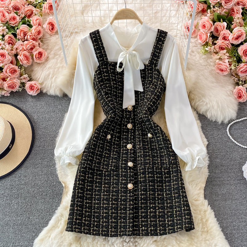 Women's Fashion Suspender Dress Suit