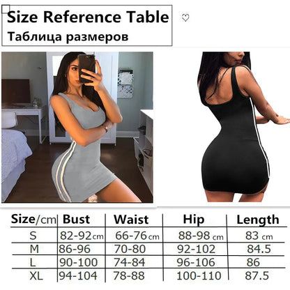 Bodycon Dresses Sexy Women Deep Low Neck Sleeveless Dress Fitness high waist Party Night Club Mini 2020 Vestidos