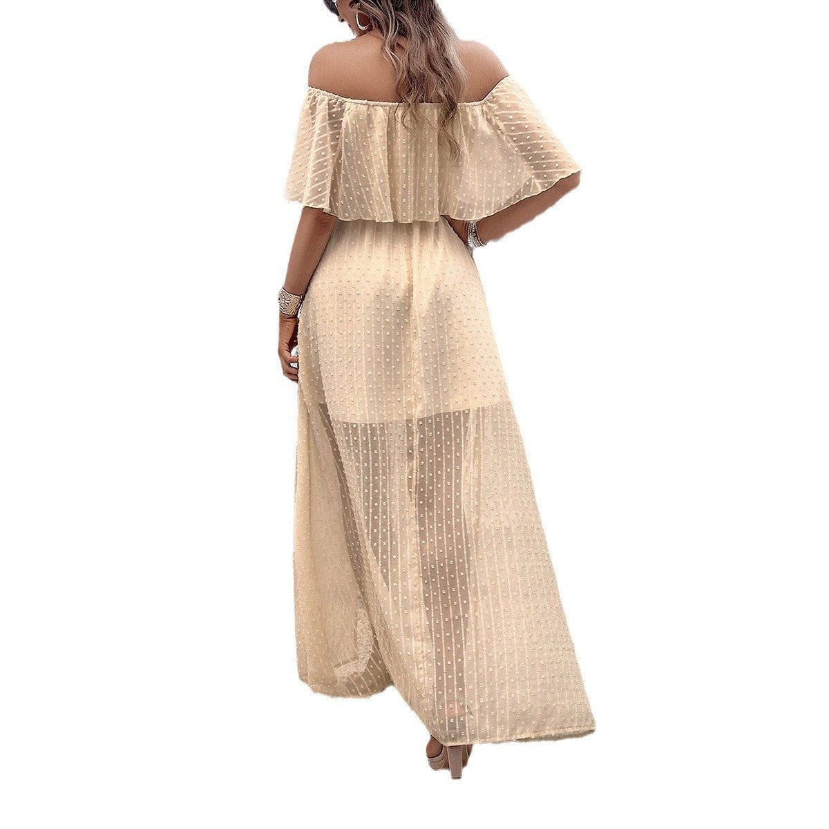 Women's Fashionable Elegant Off-shoulder Dress