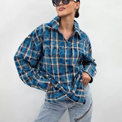 Distressed Retro Shirt Women's Mid-length