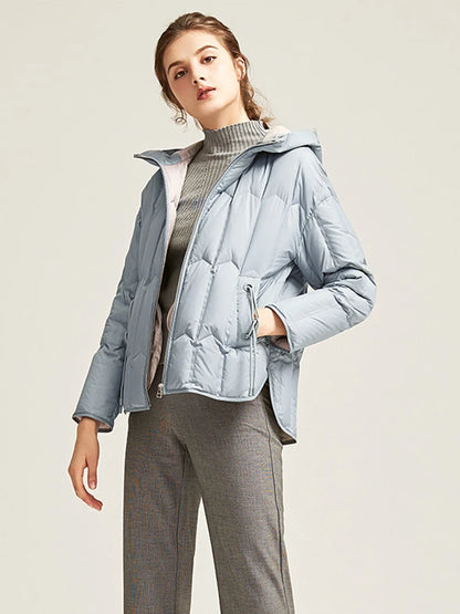 CHCH – manteau d'hiver de couleur Pure pour femme, veste en coton décontractée et à la mode, Parker chaude, nouvelle collection 2023