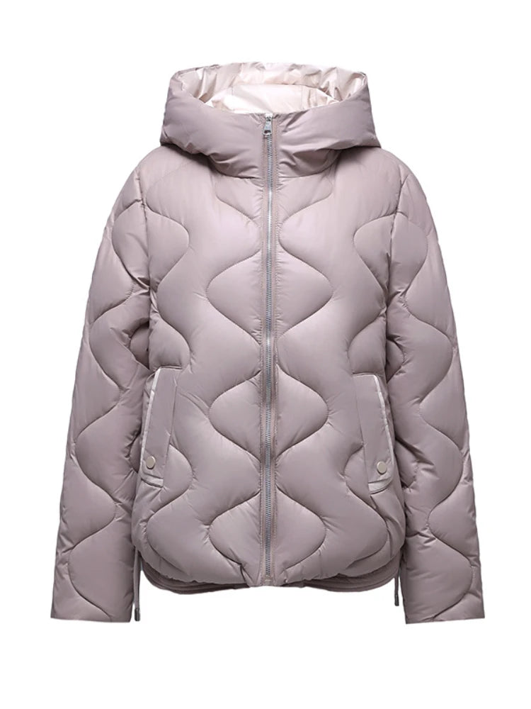 Winter Jacket Women 2023 New Outerwear Korean Clothes Women Coat Hooded Cotton Parkas Harajuku Ladies Quilted Coat Streetwear