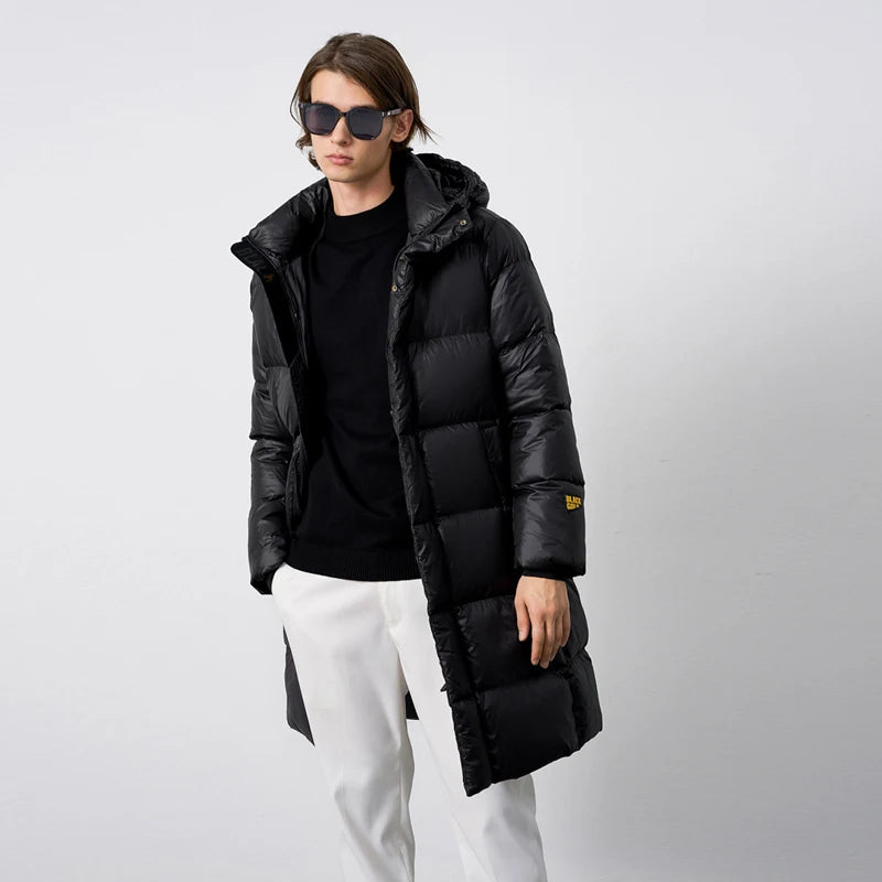 2023 neue Winter Unten Mäntel Frauen Warme Dicke Lange Puffer Jacke Weibliche Tragbare Unisex Oberbekleidung Dame Mit Kapuze Unten Parka Für Frauen