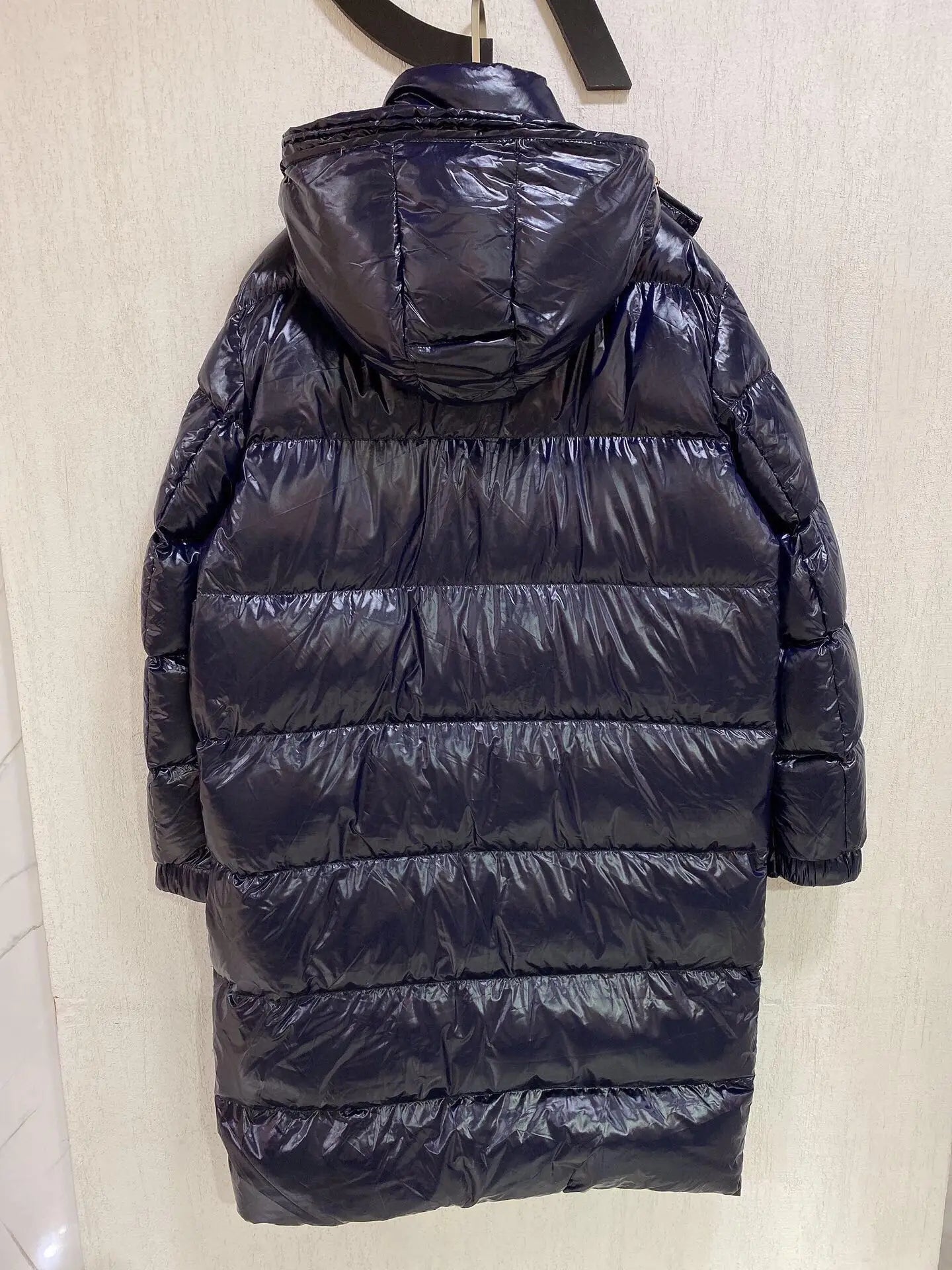 Women's Clothing High quality zipper pocket hooded warm mid-length down jacket Winter New  NO.3