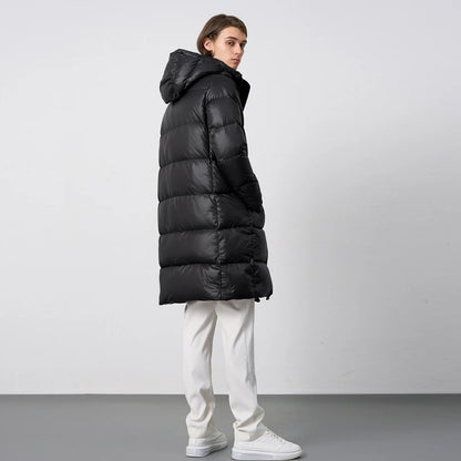 2023 neue Winter Unten Mäntel Frauen Warme Dicke Lange Puffer Jacke Weibliche Tragbare Unisex Oberbekleidung Dame Mit Kapuze Unten Parka Für Frauen