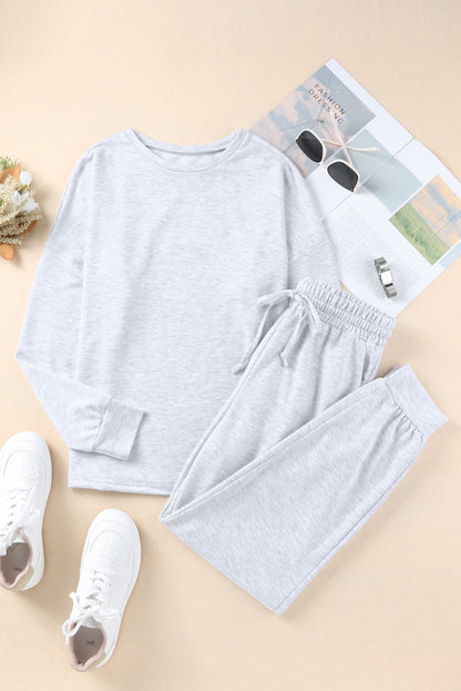 Long Sleeve Pullover and Jogger Pants Lounge Set