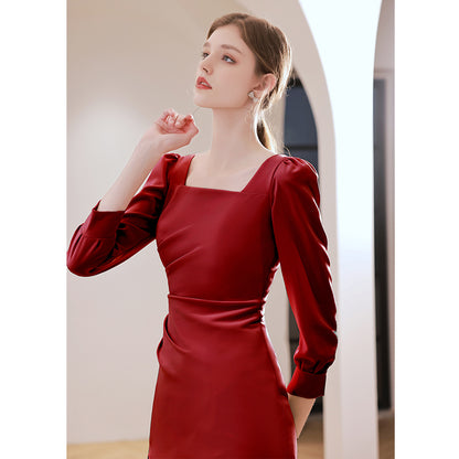 Robe slim personnalisée à la mode pour femmes