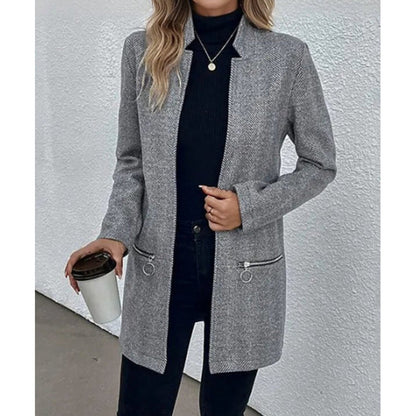 Manteau mi-long en laine pour femme