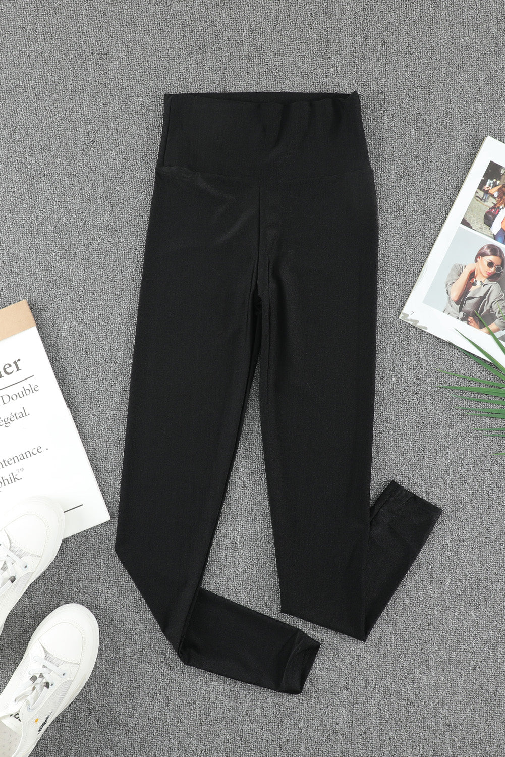 Legging moulant taille haute noir