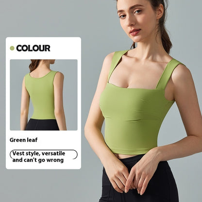 Gilet de yoga moulant à la mode pour femmes