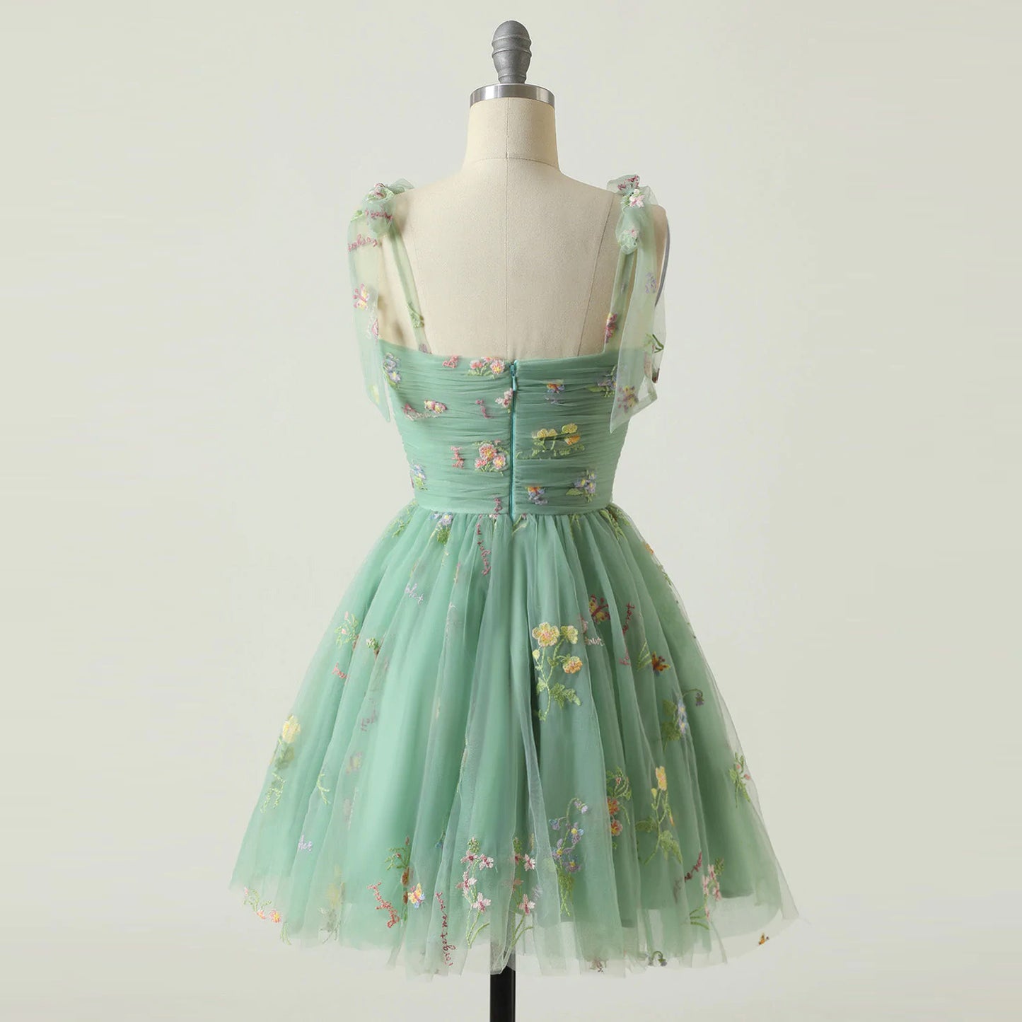 Robe Licou Florale Femme Vert