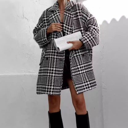 Autumn And Winter New Thickened Woolen Coat