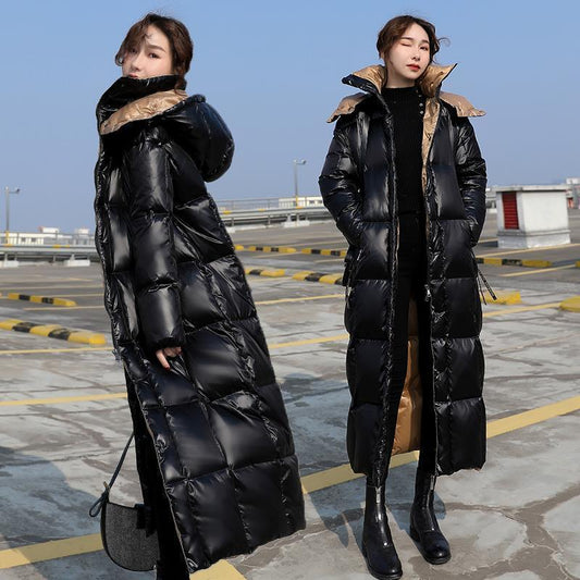 Women's Down Padded Jacket Thick Super Long Coat