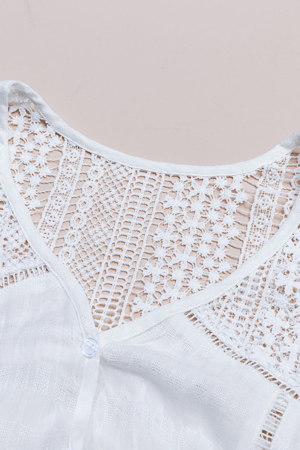 Chemisier blanc au crochet The Du Jour