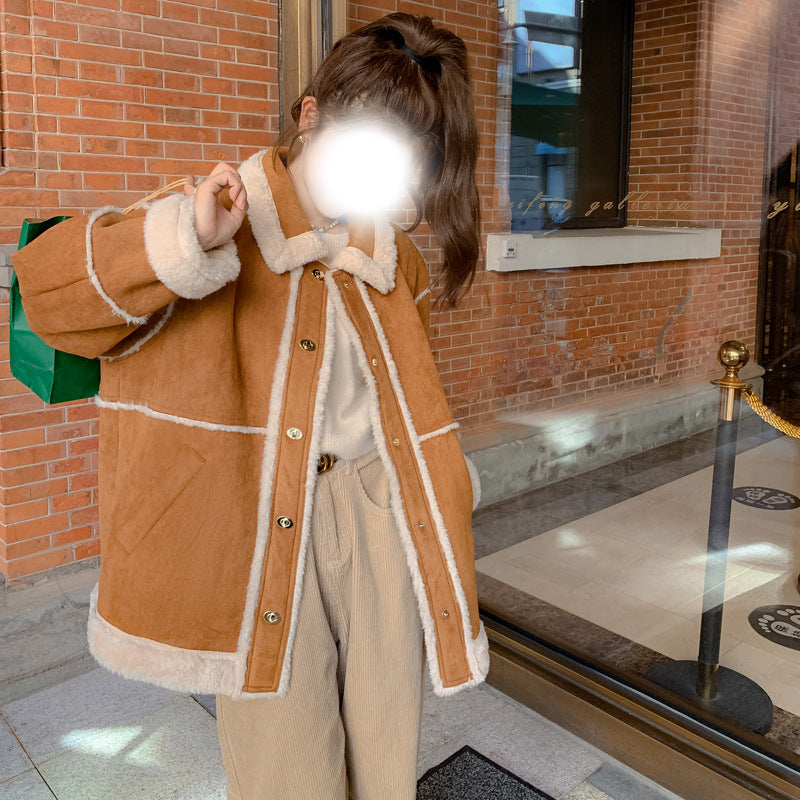 Manteau de fourrure rétro à la mode pour les femmes