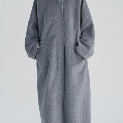 Women's Woolen Overcoat Long Coat