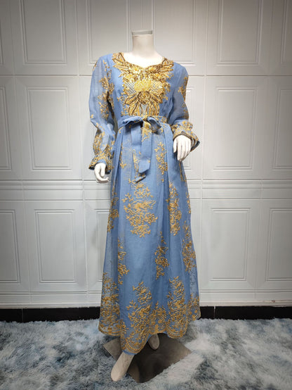 Women's Embroidery Applique Dress