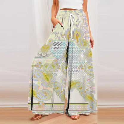 Bamboo Cotton 3D Wide Leg Culottes Loose Women's Wear