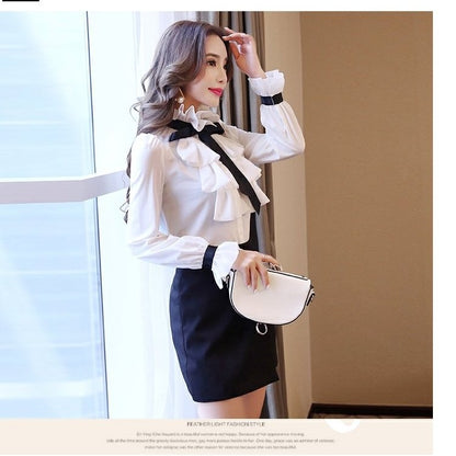 Women's Two-piece Shoulder Strap Dress Set