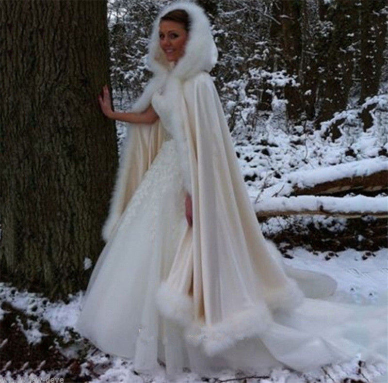 Manteau Hanfu quotidien de mariée d'hiver