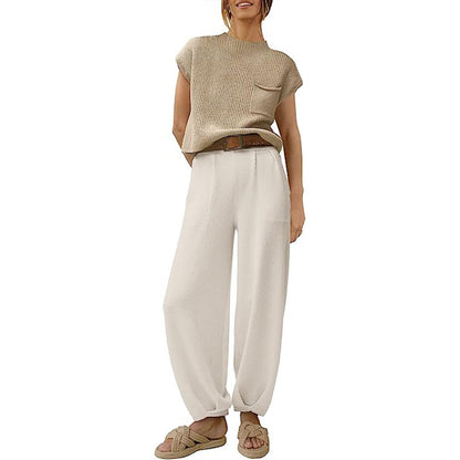 Women's Two-piece Sweater Suit