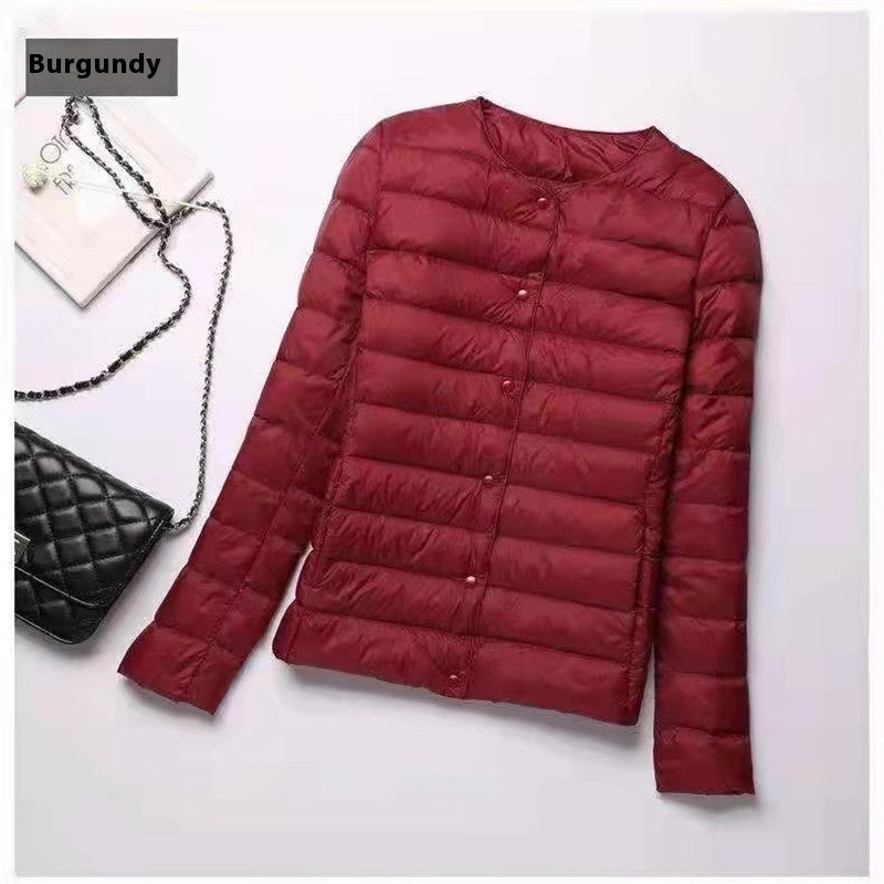 Women's Thin Liner Down Jacket Inner And Outer Coat