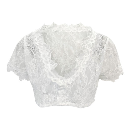 Women's Fashion Elegant And Personalized Base Lace Top