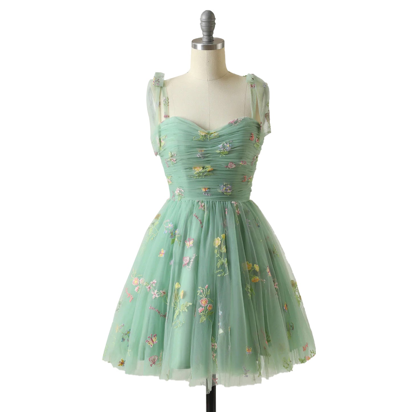 Robe Licou Florale Femme Vert