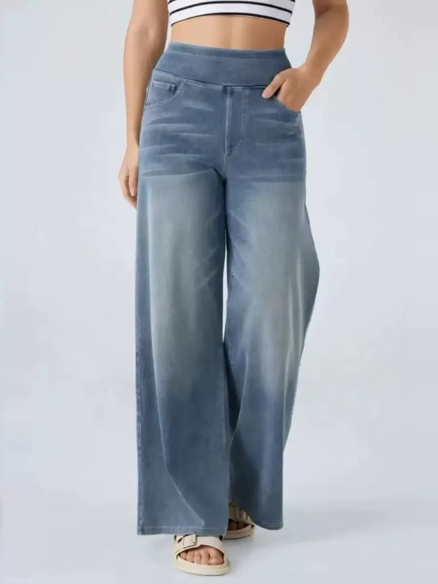 Pantalon slim flatteur pour femme en jean