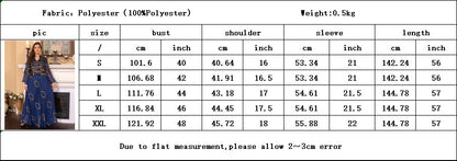 Damen Pailletten Quaste Stickerei Stickerei Mode Kleid