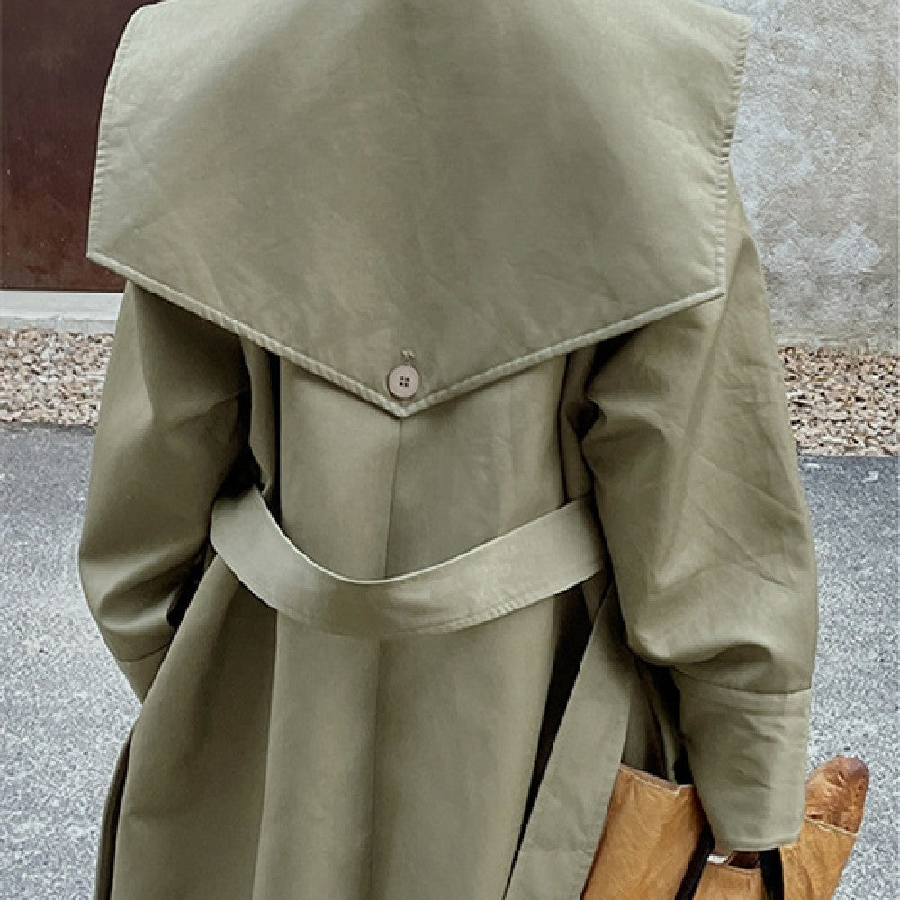 Women's Fashion Lapel Trench Coat