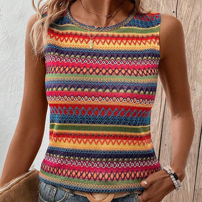 Damen Bohemian Strickweste