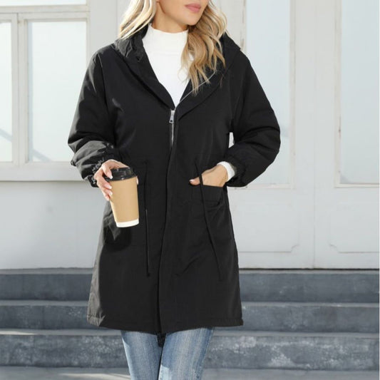 Trench-coat polaire à capuche pour femme Veste Gore-Tex pour femme