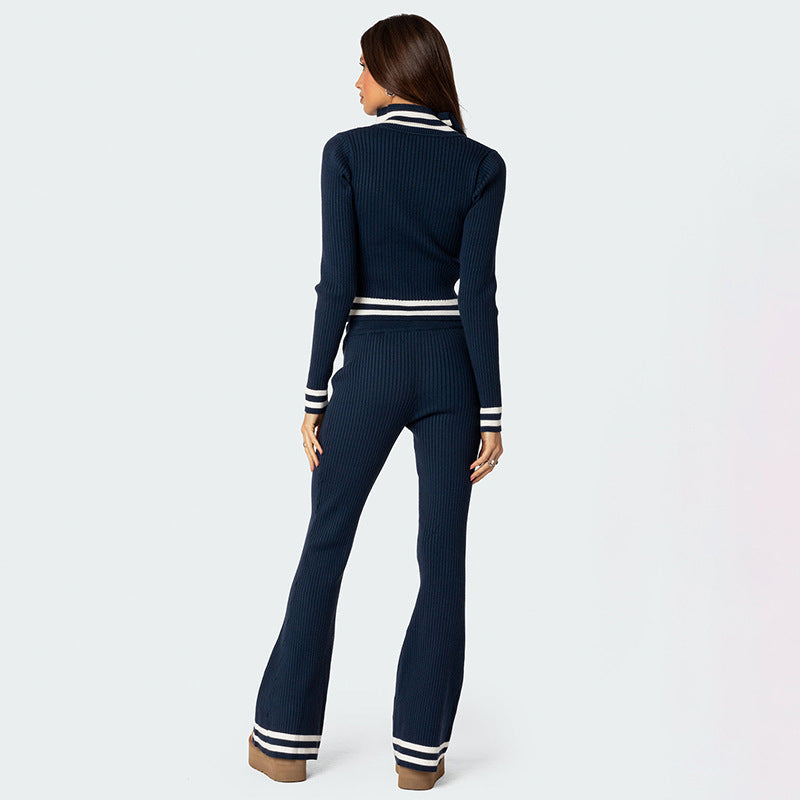 Top Straight-leg Trousers Casual Suit